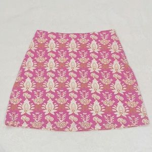 Women’s Pink Patterned Skirt, size 4 - Needham Lane